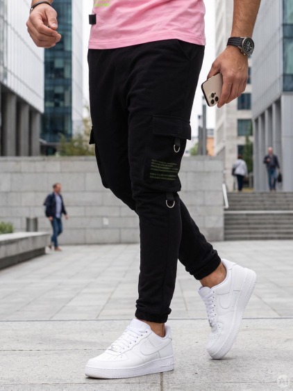 Pánské souprava triko a joggery růžová – fotografie produktu 3