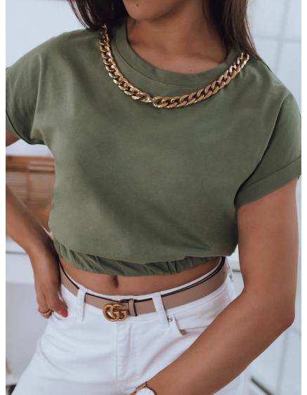 Női blúz FABIANA khaki színben