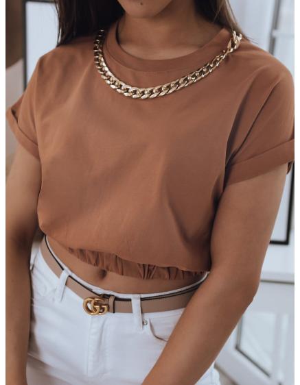 Dámské tričko FABIANA hnědá