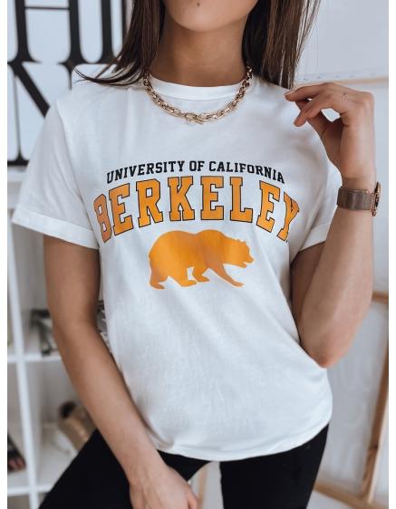 Női póló JUDI nyomtatással fehér