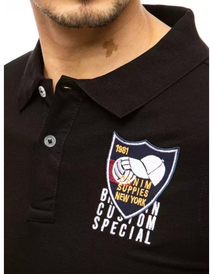 Pánské tričko s potiskem černé CAP