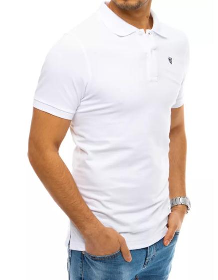 Pánske tričko s potlačou bielej BASE