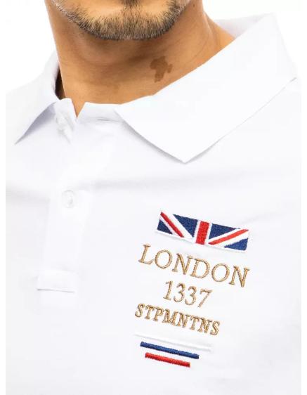 Pánské tričko s potiskem bílé LONDON