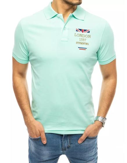 Pánské tričko s potiskem zelené LONDON