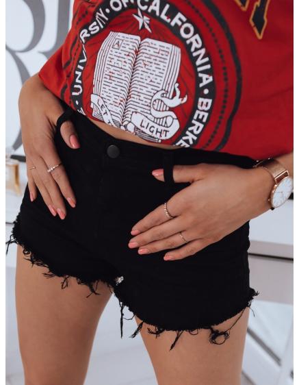 Dámske džínsové šortky WEES čierna