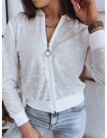 Dámská bomber bunda na zip COLINS bílá