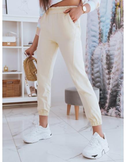 Dámské sportovní teplákové kalhoty STIVEL žlutá