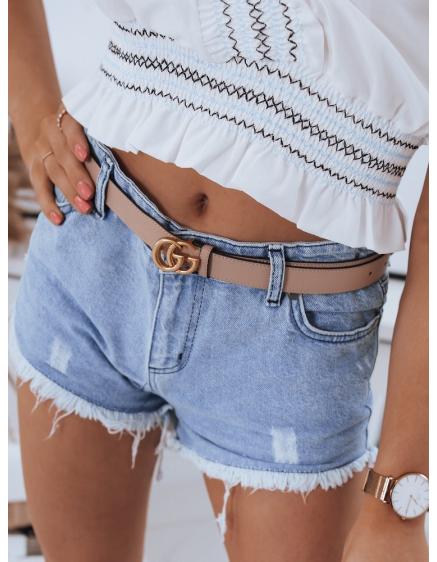 Női farmer rövidnadrág ROSESS kék