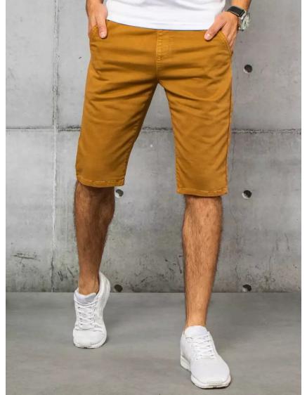 Férfi farmer rövidnadrág sötét arany