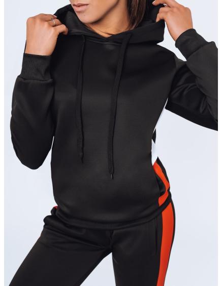 Dámska mikina lesklá GIM čierna