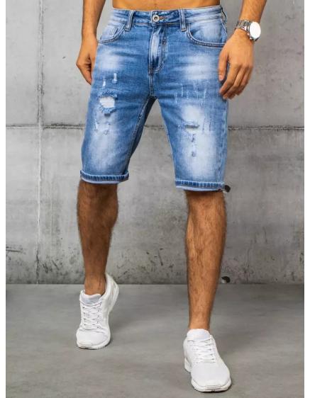 Pánské modrá džínové šortky