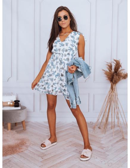 Női nyomtatott ruha SOPHIE kék