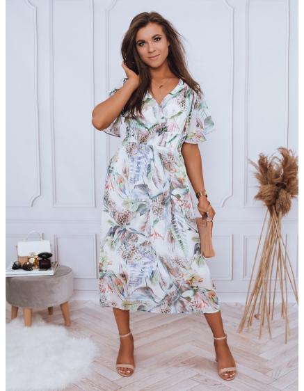 Dámské šaty se vzorem LUNNAA šaty bílá