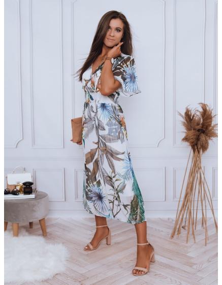 Dámske šaty so vzorom LUNNA svetlo šedá