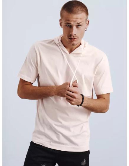 Pánské tričko s kapucí růžové HOOD