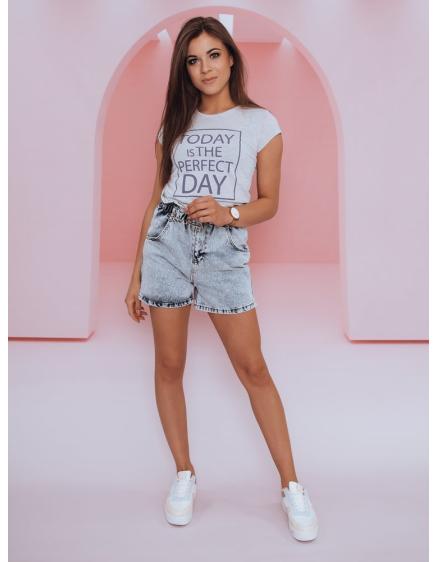 Dámske tričko s nápisom PERFECT DAY biela