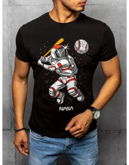 Pánské tričko s potiskem černé ASTRO