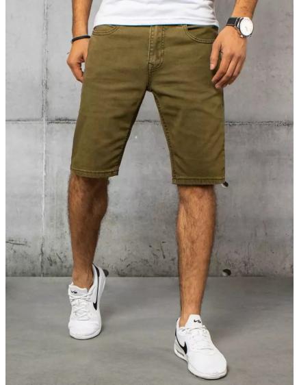 Férfi farmer rövidnadrág zöld