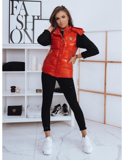 Női steppelt mellény SHILDA piros