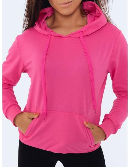 Női kapucnis pulóver LARA II rózsaszín
