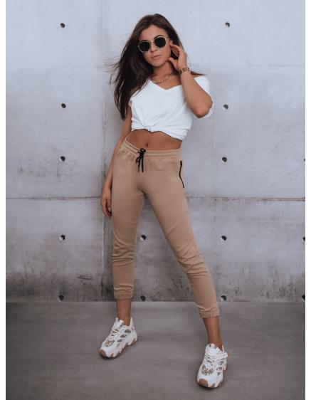Dámské jogger kalhoty MASSAL béžová