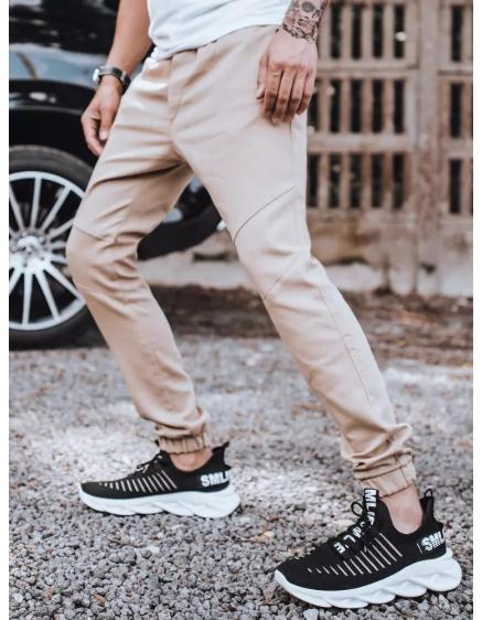Pánské jogger kalhoty béžové