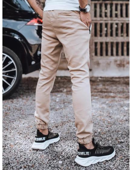 Pánské jogger kalhoty béžové