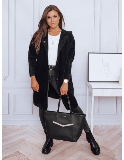 Dámsky kabát z alpaky RITA čierny