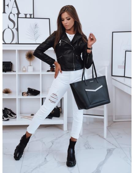 Dámská koženková bunda NIRGE černá