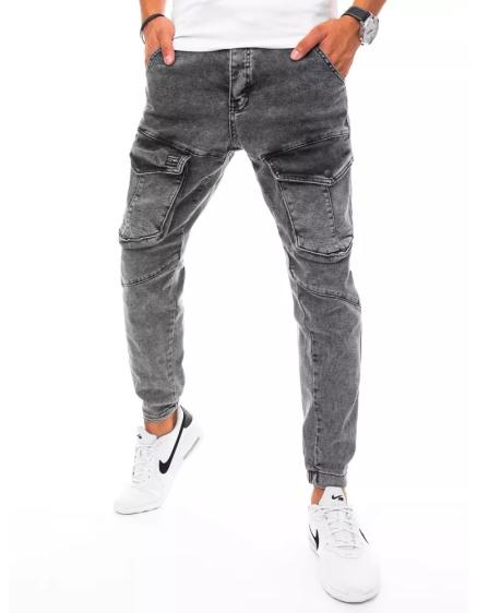 Férfi farmer jogger nadrág szürke