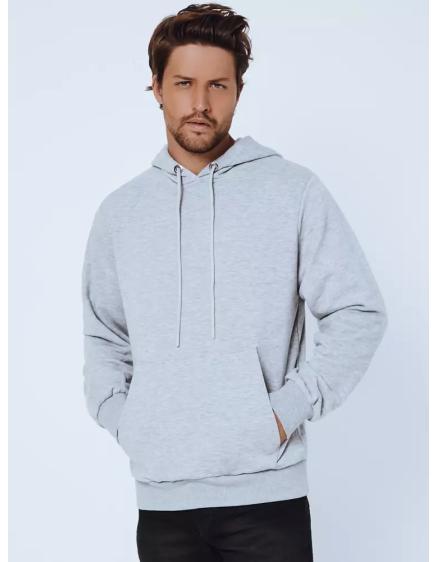 Pánská mikina s kapucí šedá SPORT