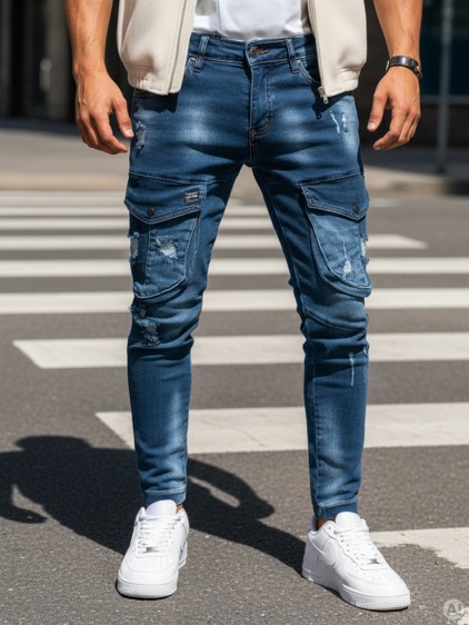 Pánske jogger nohavice granátové FREE