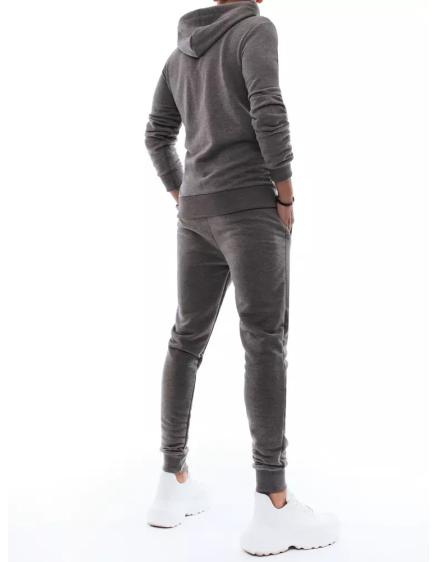 Férfi kapucnis melegítő szürke