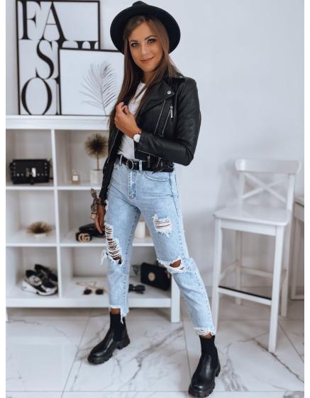 Női bőrdzseki MASSI fekete