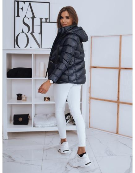 Női modern steppelt kabát MALLA sötétkék