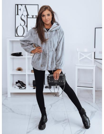 Dámska zimná elegantná bunda MONA sivá