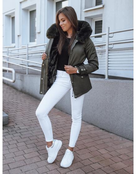 Női parka GABRIELLE khaki színű parka