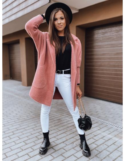 Dámsky kabát z alpaky RITA II Raspberry