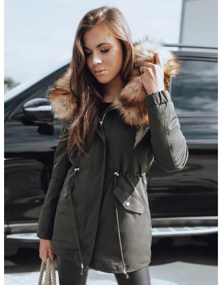 Dámska zimná parka zateplená AVENA II Zelená