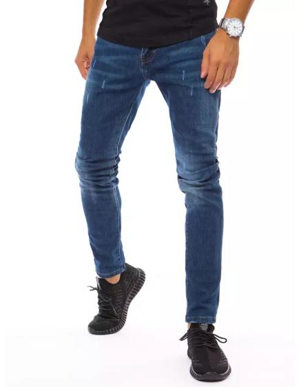 Férfi szociális farmer SOCIAL kék