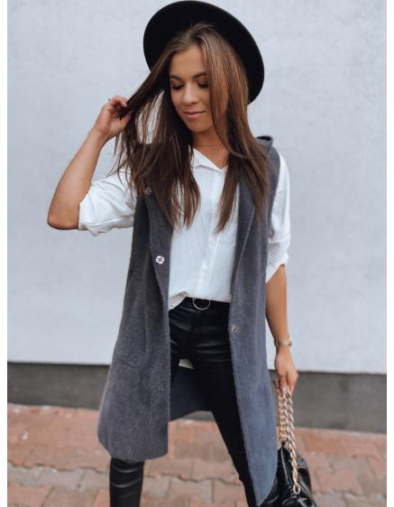 Dámská společenská vesta ARTEMI II tmavě šedá