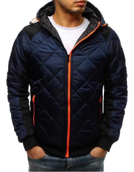 Pánská zimní bunda prošívaná TAROSA modrá