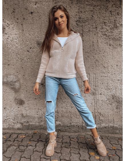 Női hőszigetelt kabát kapucnival KATHERINE barna