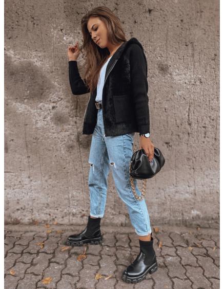 Dámská zateplená bunda s kapucí KATHERINE černá