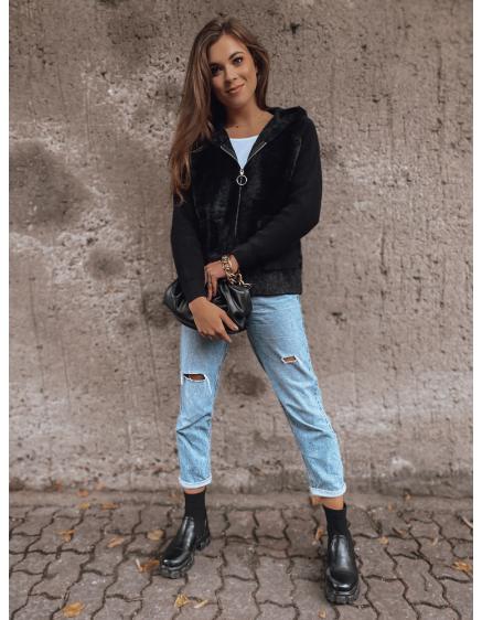 Dámská zateplená bunda s kapucí KATHERINE černá