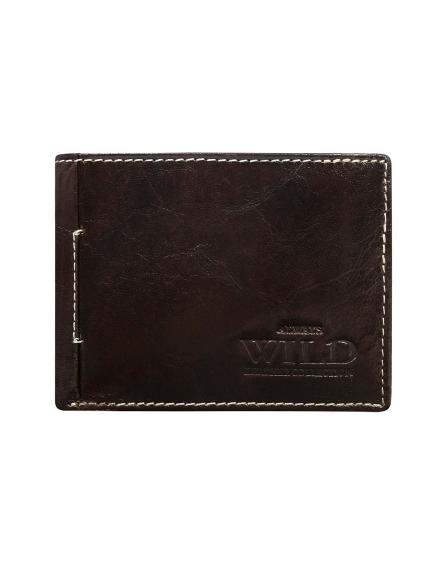 Barna vízszintes férfi pénztárca