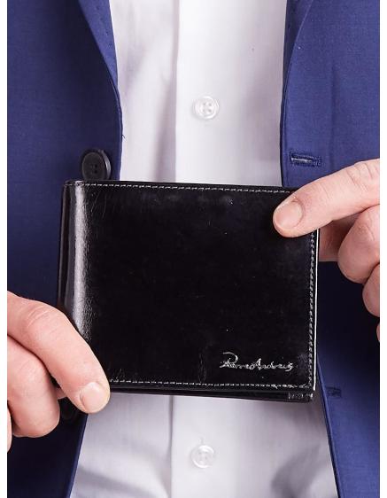 Fekete férfi vízszintes pénztárca