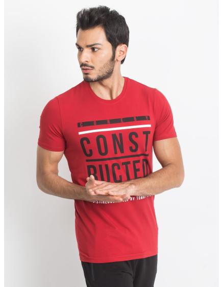 Férfi piros TOMMY LIFE póló