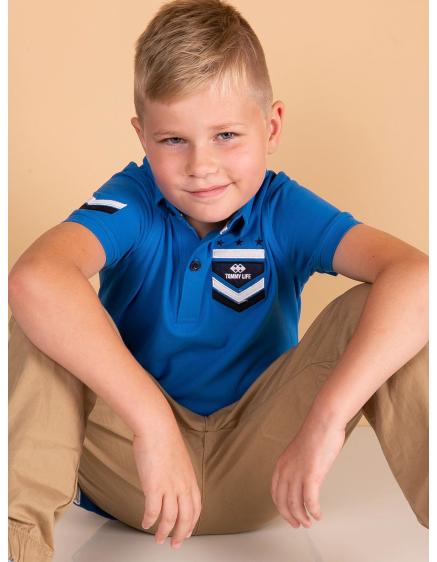TOMMY LIFE Kék fiú póló póló