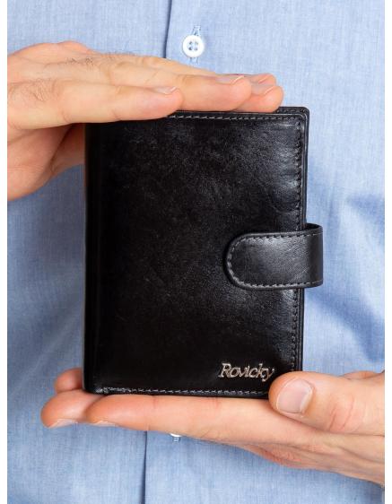 Férfi fekete bőr pénztárca